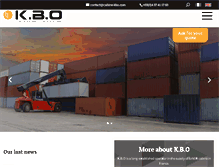 Tablet Screenshot of cabine-kbo.com